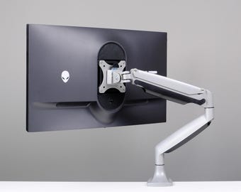 VESA Adapter for DELL Alienware AW2721D, AW2725D, AW2725Q, AW2724DM, AW2724HF, AW2723DF Monitor by CREAT3D – Mount Bracket for VESA 100x100