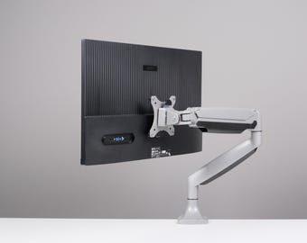 Kado Adapter Für Tragbare Monitore – VESA 75/100 Mm Auf 1/4 Zoll, Weiß, Inkl. Schrauben