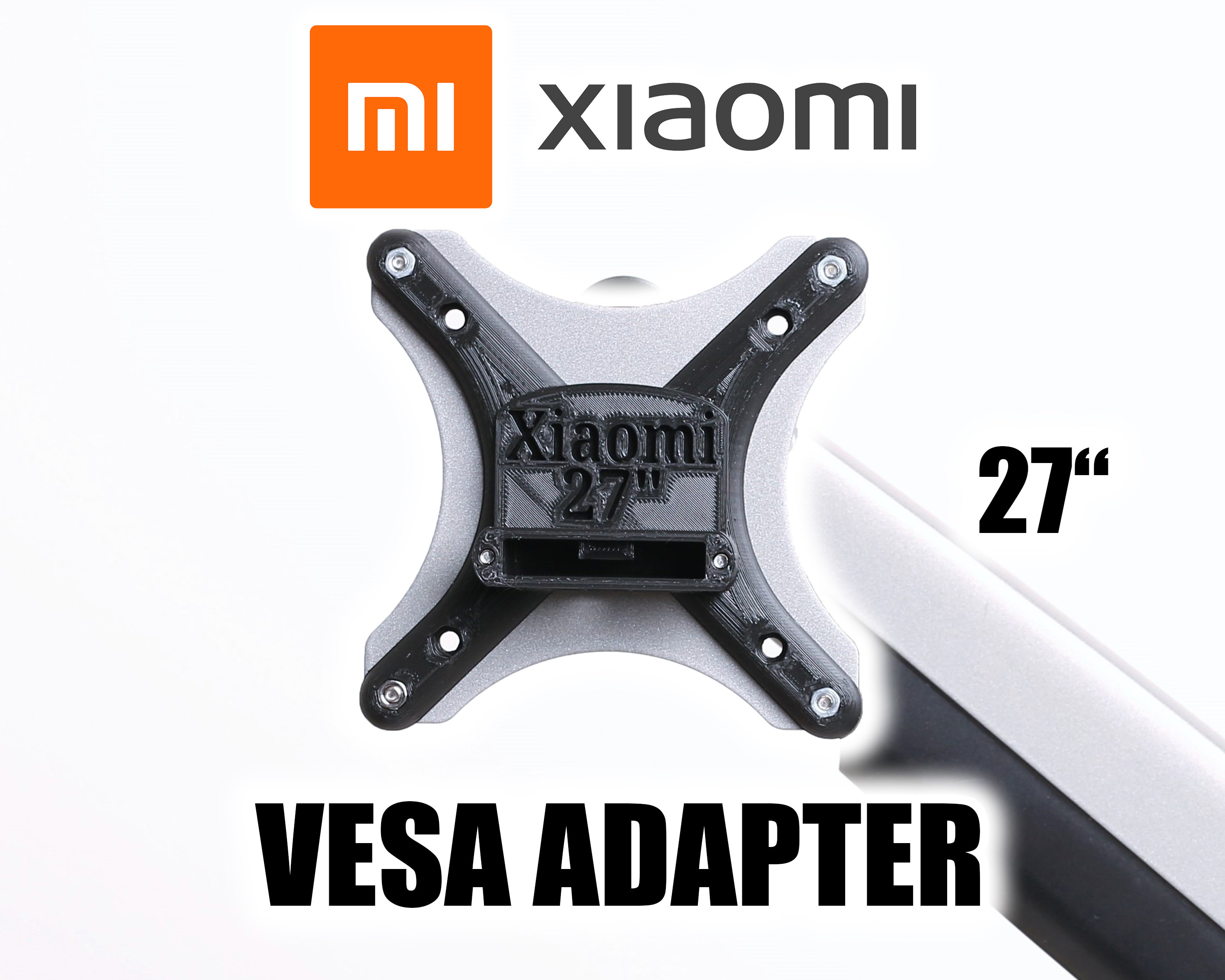 VESA ADAPTER for Xiaomi Mi Desktop Monitor 27 | Etsy