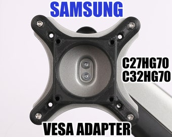 ADAPTATEUR VESA pour moniteurs Samsung C27HG70, C32HG70, C27HG70QQ, C32HG70QQ, C27HG70QQU, C32HG70QQU, LC27HG70QQN, LC32HG70QQN