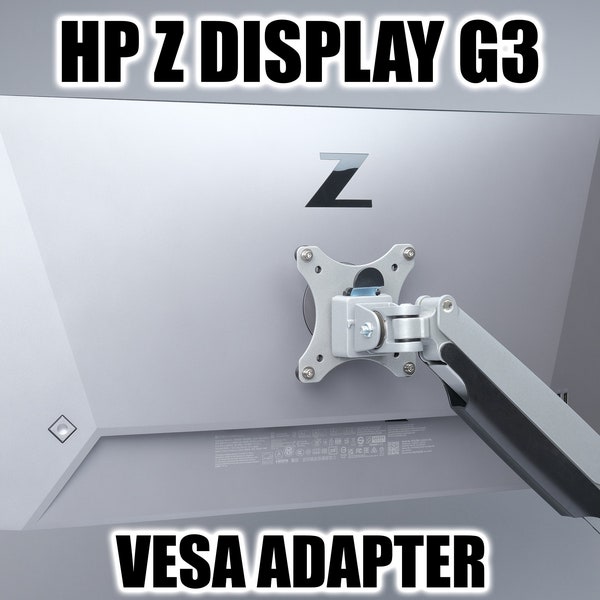 VESA adapter for HP Z display G3 monitors, Z24F, Z24M, Z24N, Z24U, Z24Q, Z25XS, Z27K, Z27U, Z27Q, Z27XS, Z34C, Z40C