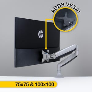 CREAT3D製 HP 32F モニター用VESAアダプター - VESA 75x75 & 100x100 モニターアーム、スタンド、壁掛けマウント用マウントブラケット