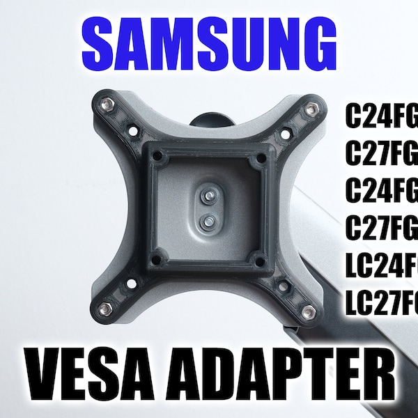 ADATTATORE VESA per Samsung C24FG70, C27FG70, LC24FG70, LC27FG70, C24FG73, C27FG73