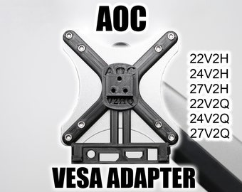 VESA ADAPTER for Aoc 22V2H, Aoc 24V2H, Aoc 27V2H, Aoc 22V2Q, Aoc 24V2Q, Aoc 27V2Q monitors