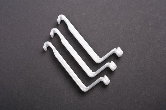 Clip Strip – 100 Ganci A Goccia Per Soffitti Controsoffitti – Clip In Acciaio Per Appendere Cartelli, Decorazioni E Luci – Portata 4,5kg