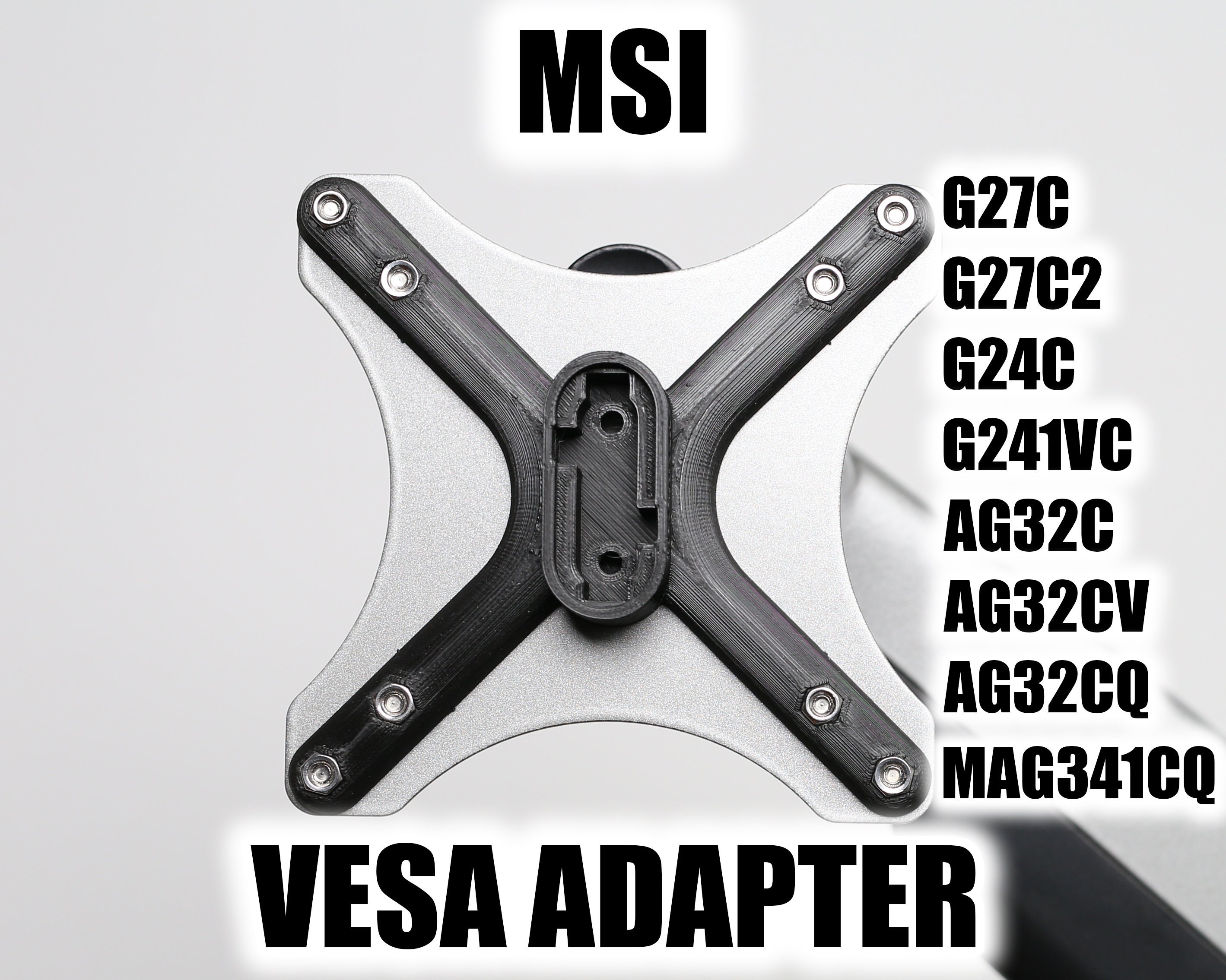 MSI Optix MAG241C Vesa Mount,vesa Adapter 100x100,75x75,vesa  Bracket,monitor 