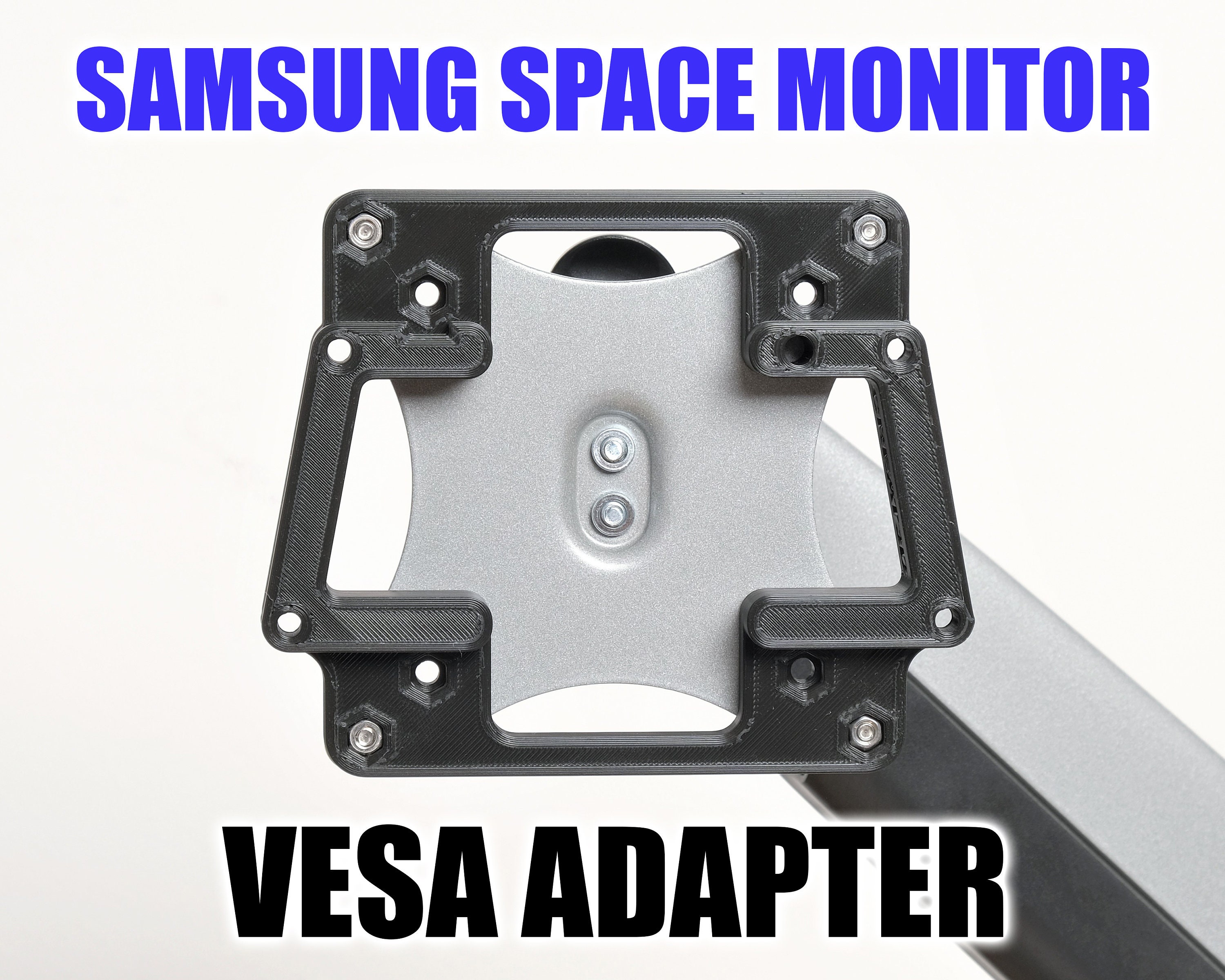 GRAVITY SA VESA 1 - Adaptateur VESA pour montage de moniteur sur pied à  tube de 35 mm - EDS ELECTRONIQUE