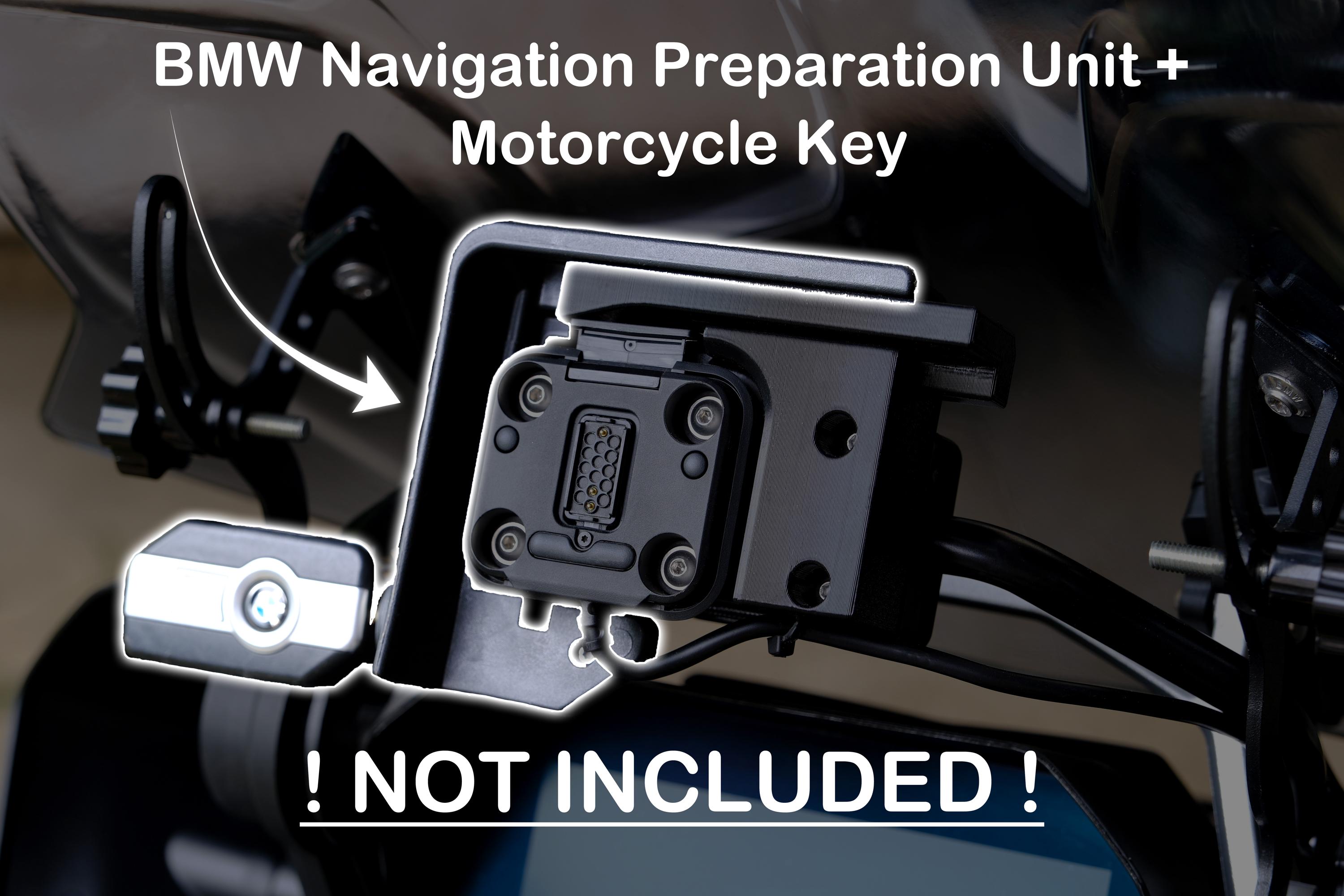 Abschließbarer BMW Navi Adapter Für Garmin Zūmo XT & XT2 - PETG Halterung Mit TPU Stoßdämpfung & Original Schloss
