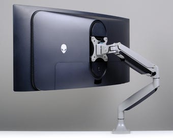 VESA Adapter for DELL Alienware AW3423DWF & AW3225QF Monitor by CREAT3D – Mount Bracket for VESA 100x100 Arms, Stands and Wall Mounts