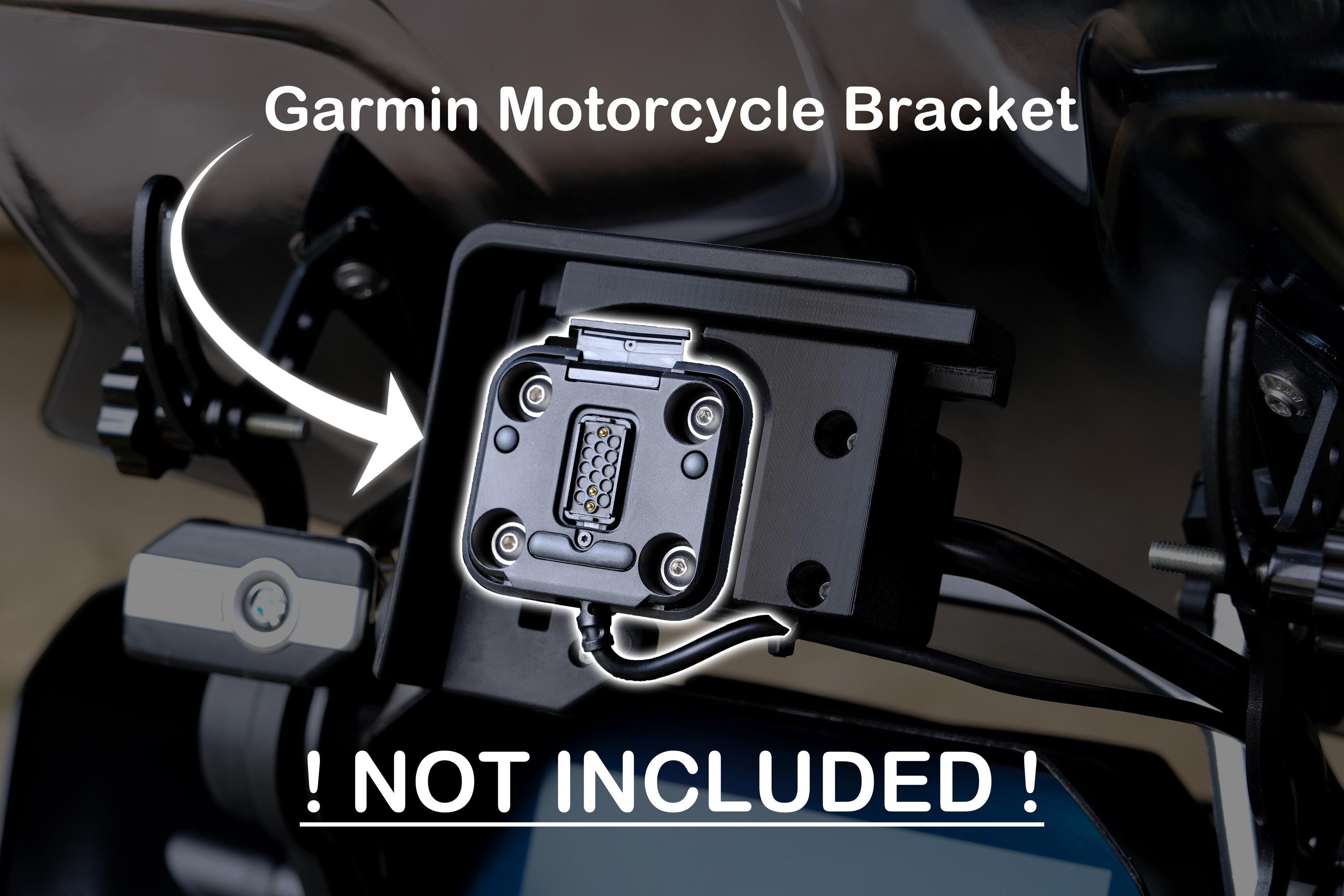 Lockable BMW Navigation Preparation Adapter for Garmin Zumo XT