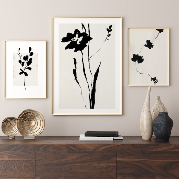 Black Cream Wall Art - Etsy