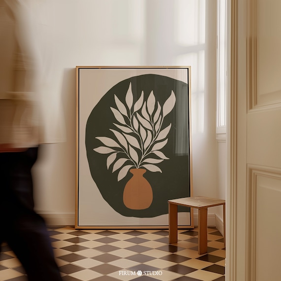 BOTANICAL ART 【import品】 BOTANICAL ART 【import品】 Amazon.com: Wall Art Leaf Modern