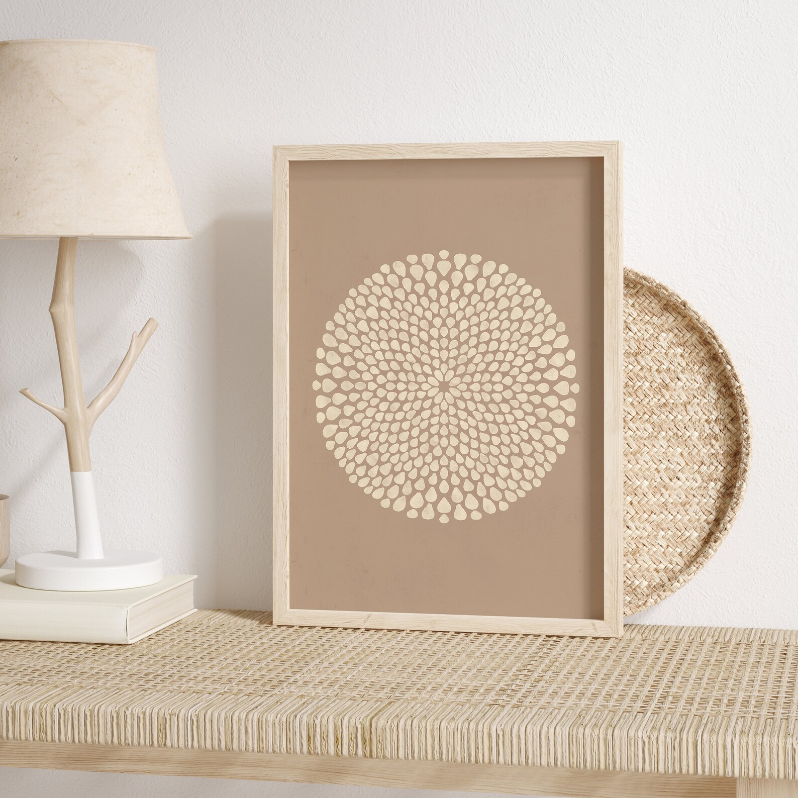 Earth Tones Wall Art Beige Printable Art Large Abstract Etsy