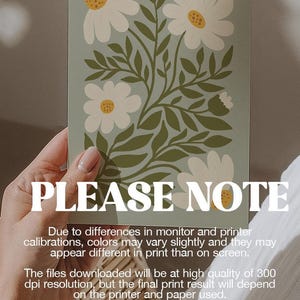 Sage green daisies printable wall art featuring soft floral elements in a muted green palette. This digital artwork blends modern botanical aesthetics with minimalist decor, perfect for living rooms, bedrooms, and stylish apartments. Available as a high-resolution digital download for instant printing