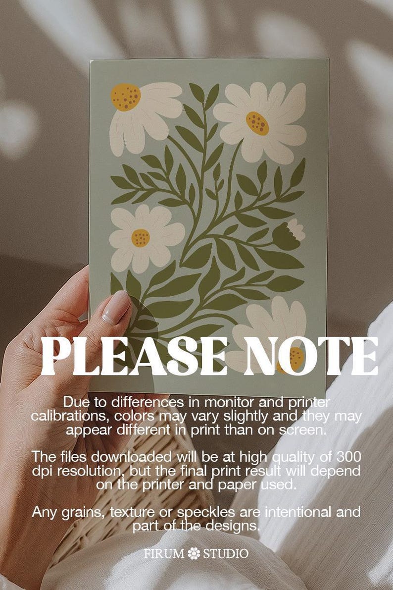 Sage green daisies printable wall art featuring soft floral elements in a muted green palette. This digital artwork blends modern botanical aesthetics with minimalist decor, perfect for living rooms, bedrooms, and stylish apartments. Available as a high-resolution digital download for instant printing
