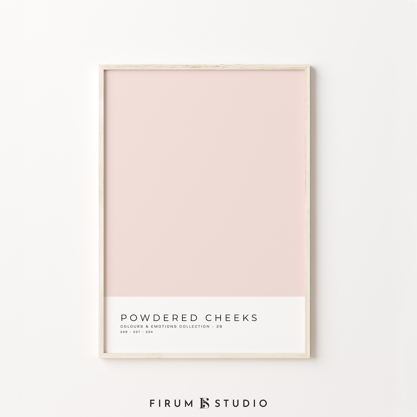 Color Block Art Pastel Pink Wall Art Printable Wall Art Etsy