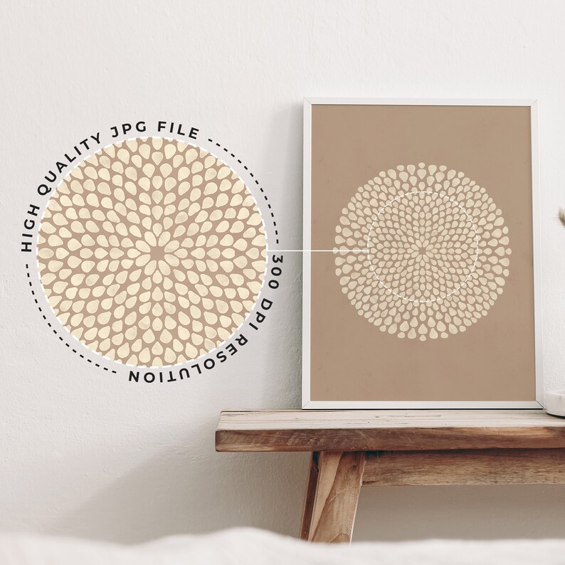 Earth Tones Wall Art Beige Printable Art Large Abstract Etsy