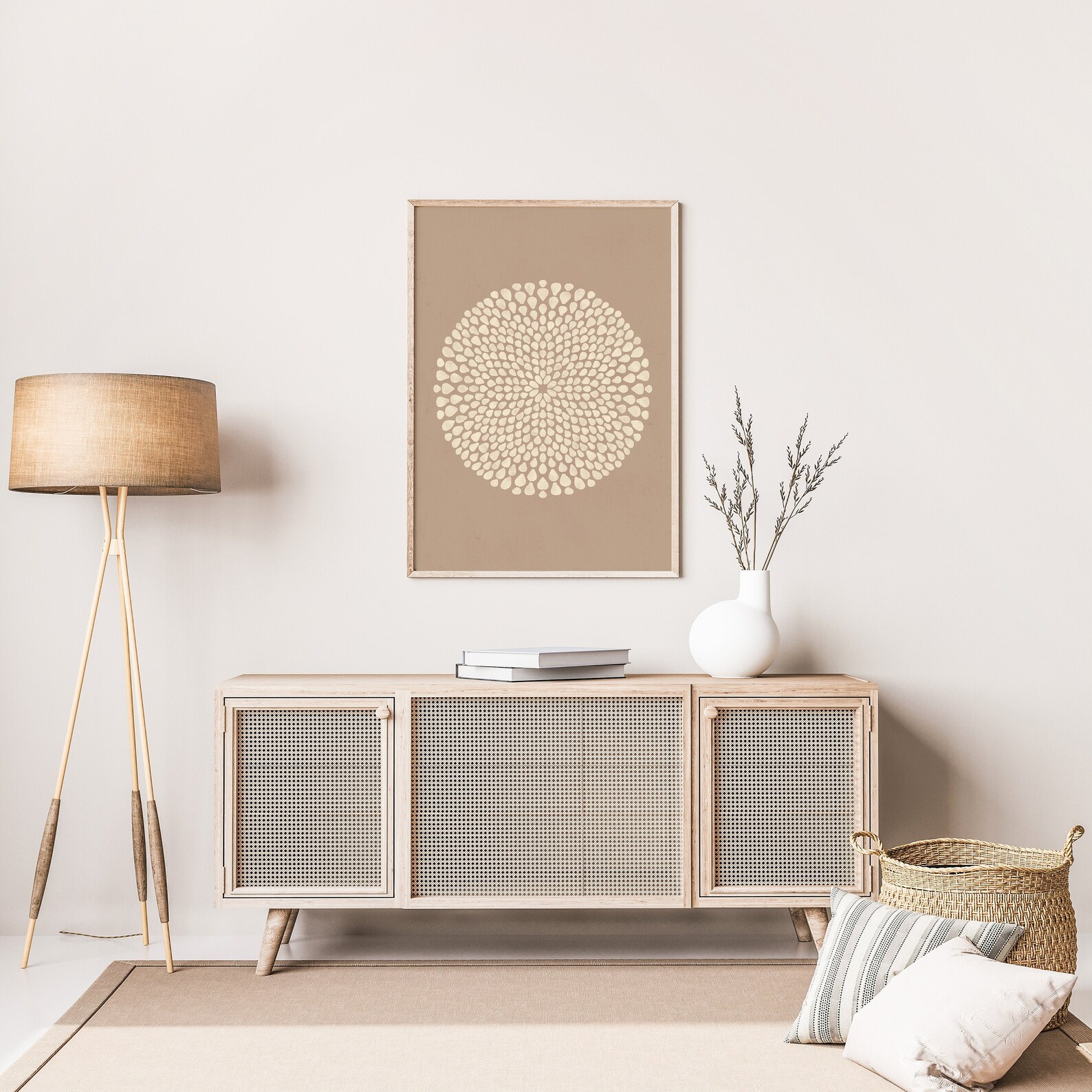 Earth Tones Wall Art Beige Printable Art Large Abstract Etsy