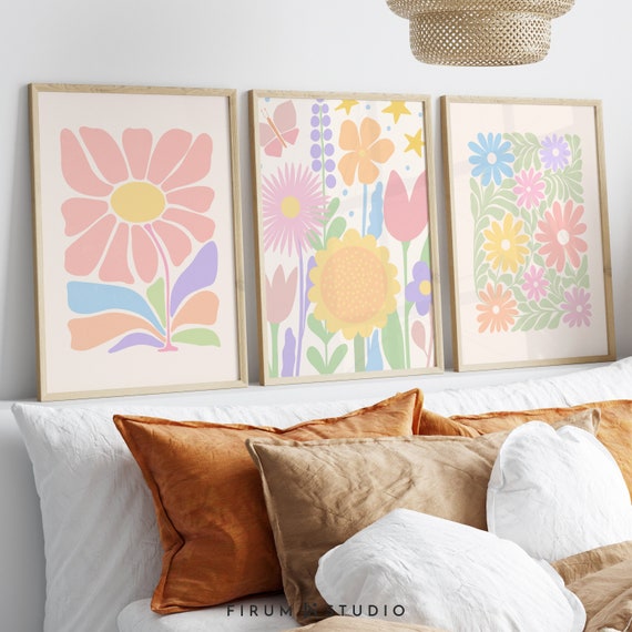 Pastel wall tapestry sale