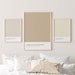 Neutral Colors Set Printable Set of 3 Light Aesthetic Art - Etsy