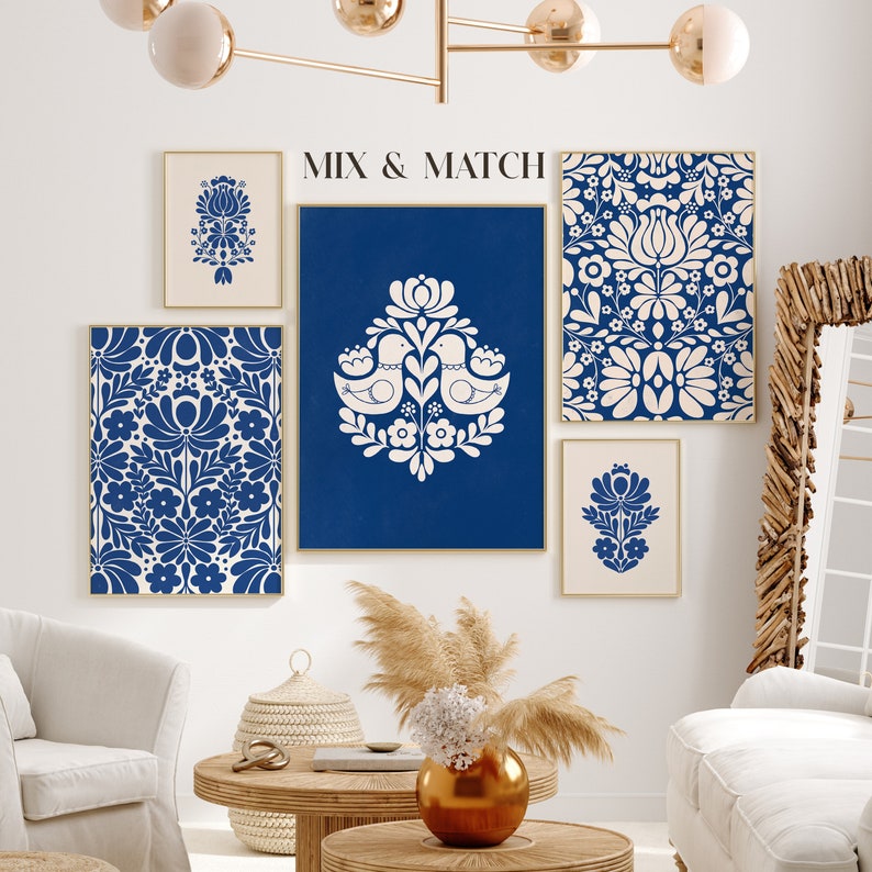 Norwegian Wall Art Digital Download Norwegian Folk Art Etsy