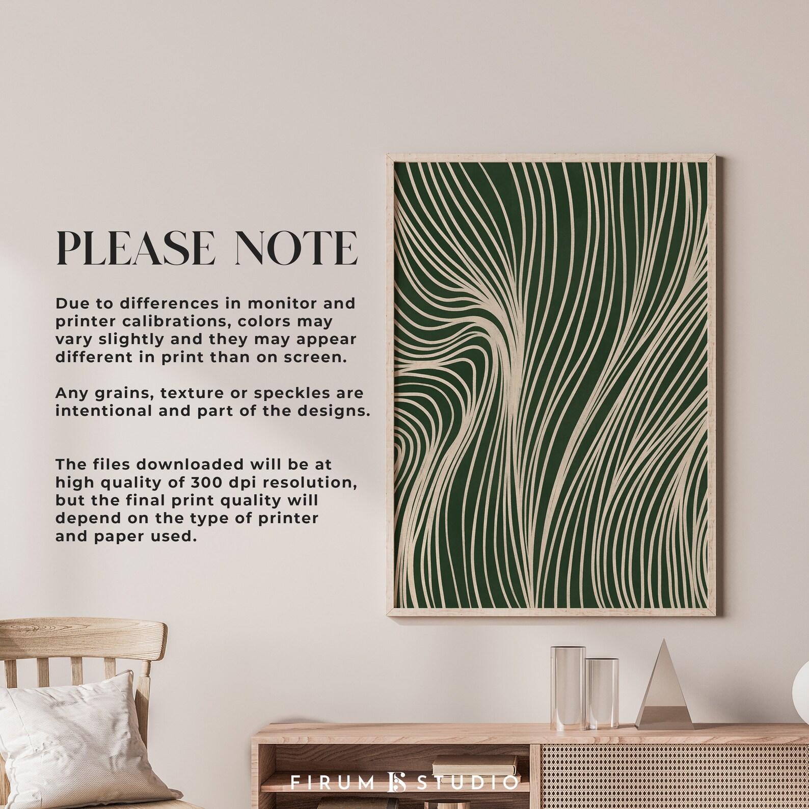 Emerald Wall Art Fine Line Art Print Printable Wall Art Etsy