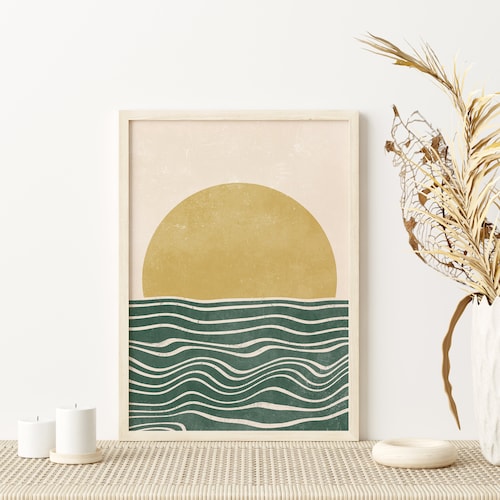 Earth Tones Wall Art Beige Printable Art Large Abstract Etsy