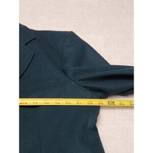 Vintage Pendleton Wool Blazer Coat Jacket Size 44 Green Made In USA Classic image 3