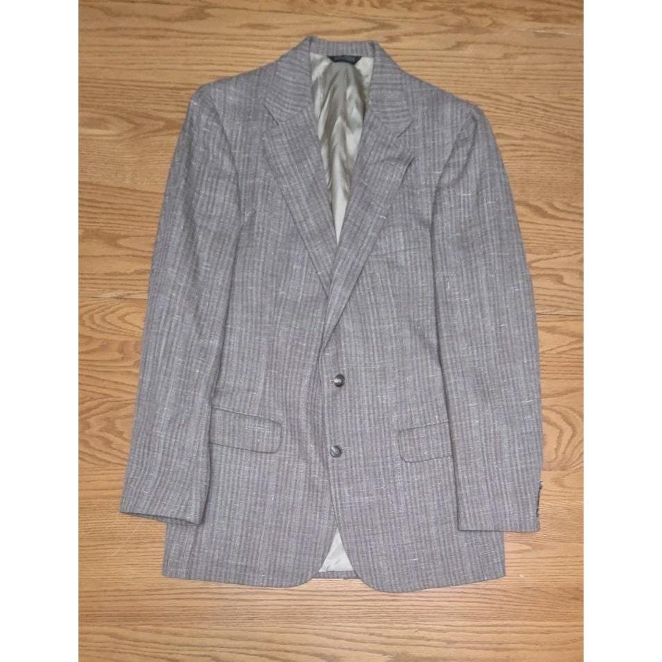 Chaps Ralph Lauren, Vtg Chaps By Ralph Lauren Blazer Mens 38L Wool Sports Coat Measurements No Tags