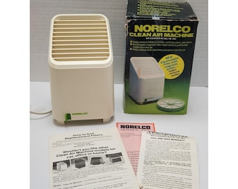 Vintage Norelco Tabletop Clean Air Machine & Deoderizor HB1900 *great condition*
