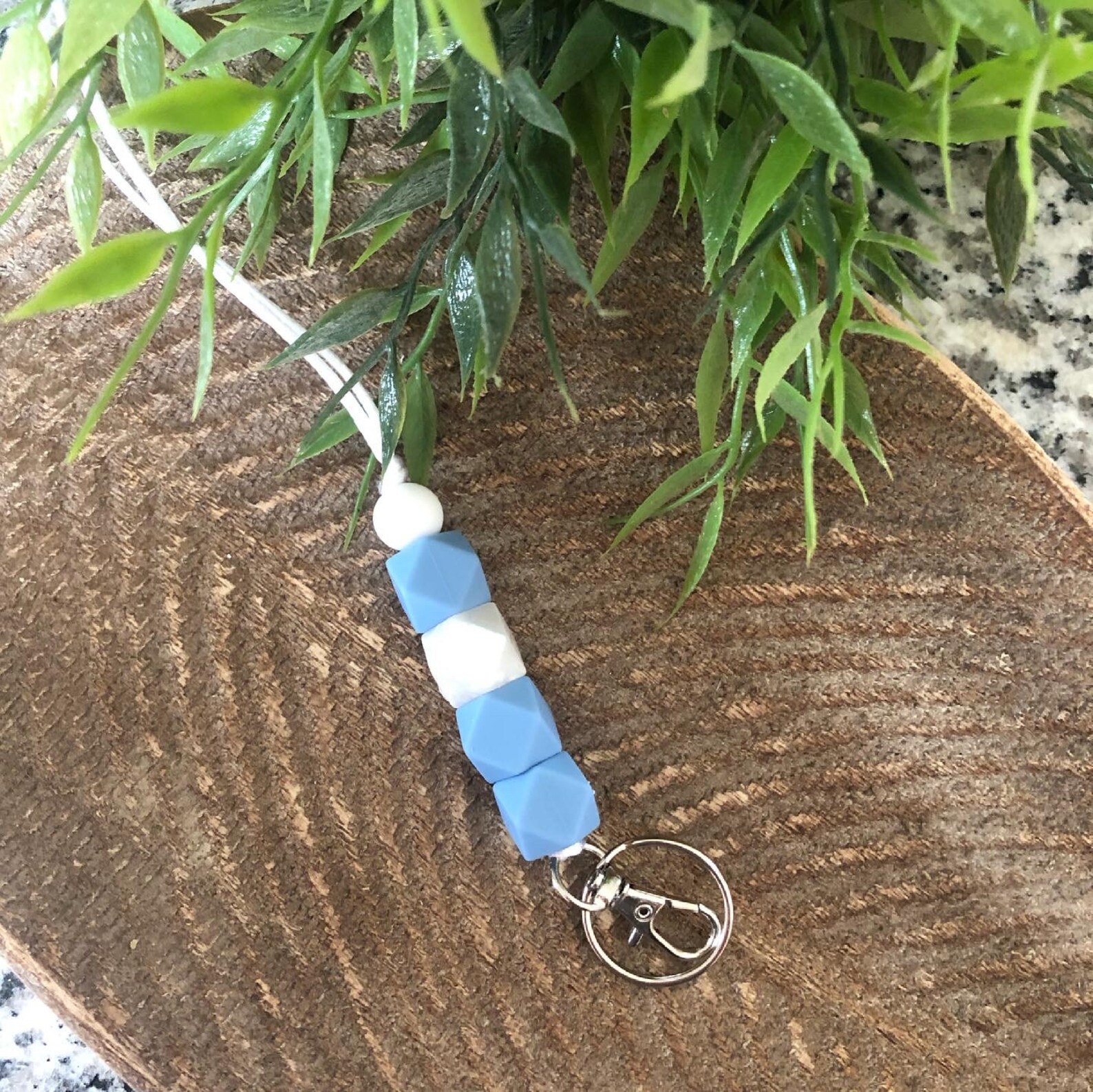 Silicone Bead Lanyard Teacher Nurses Trendy Badge Etsy