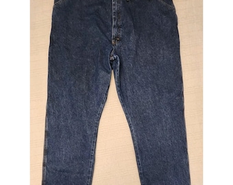Vintage Y2K Wrangler Carpenter Jeans 46x30 Workwear Skater Utility Denim