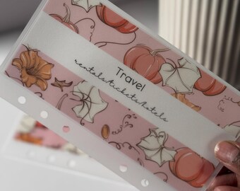 Handmade Pumpkin Cash Envelopes | Matte A6 Budget Binder