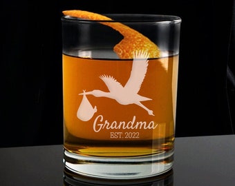 Grandma Whiskey Glass, Family Whiskey Glasses, Family Whiskey Glass, Gifts for Grandma, Grandma Whiskey Glasses, Grandmother Whiskey Glasses