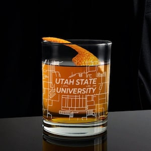 College Cityscape Can-Shaped Glasses - Set of 2
