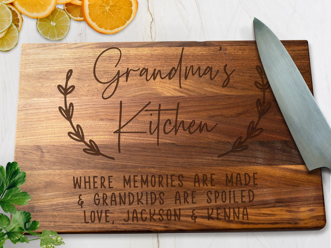 Mother's Day Cutting Board, Mother's Day Gift, Personalized Cutting