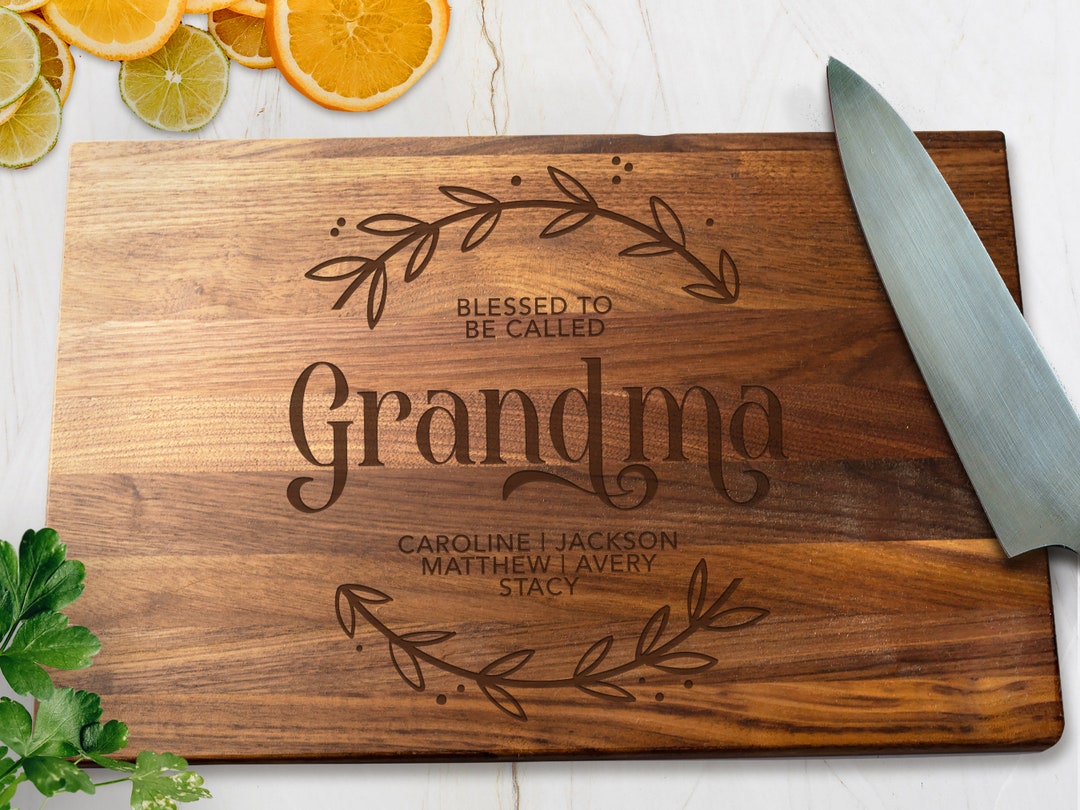 Mother's Day Cutting Board, Mother's Day Gift, Personalized Cutting