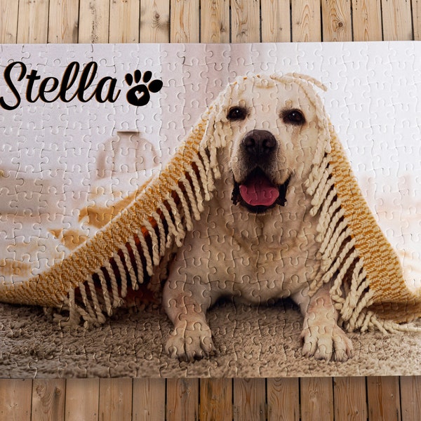 Personalized Photo Puzzle, Custom Puzzle, Custom Photo Puzzle, Jigsaw Puzzle, Personalized Gift, Custom Gift, Unique Gift, Pet Owner Gift