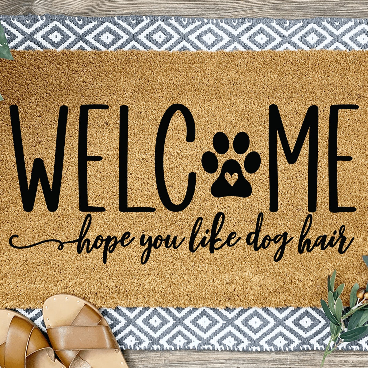 Welcome Hope You Like Dog Hair Doormat, Housewarming Gift, Home Decor, Front Door, Home Doormat, Funny Door Mat, Funny Doormat, Outdoor Mat - Etsy