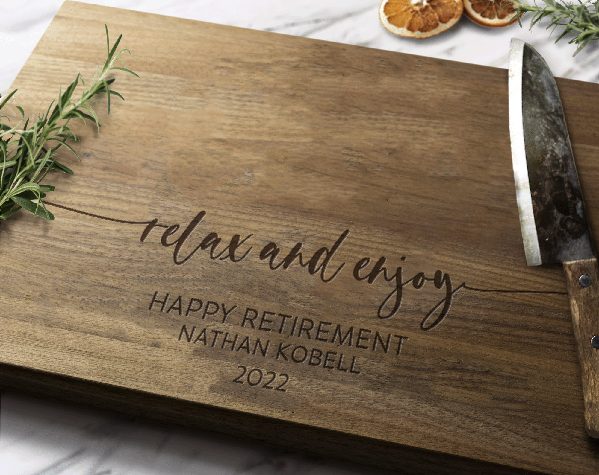 Retirement Cutting Board Retirement Gift Personalized Etsy