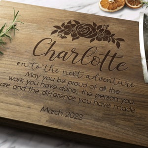 Retirement Cutting Board, Retirement Gift, Personalized Cutting Board, Retirement Gift, Gift for Retirement, Retirement Gift Ideas