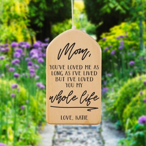 Personalized Wind Chime, Mother's Day Wind Chime, Mother's Day Gifts, Gift for Mom, Gift for Her, Funny Mother's Day Gift