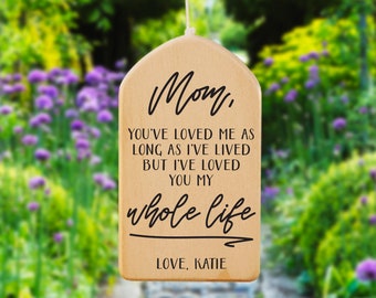 Personalized Wind Chime, Mother's Day Wind Chime, Mother's Day Gifts, Gift for Mom, Gift for Her, Funny Mother's Day Gift