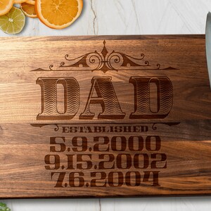Father&#39;s Day Cutting Board, Father&#39;s Day Gift, Personalized Cutting Board, Father&#39;s Day Gift, Gift for Dad, Gift for Grandpa, Dad Gift