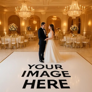 Custom Wedding Decal Dance Floor, Monogram Vinyl Floor Decal, Reception Dance Floor, Wedding Decor, Wedding Logo, Party Dance Floor