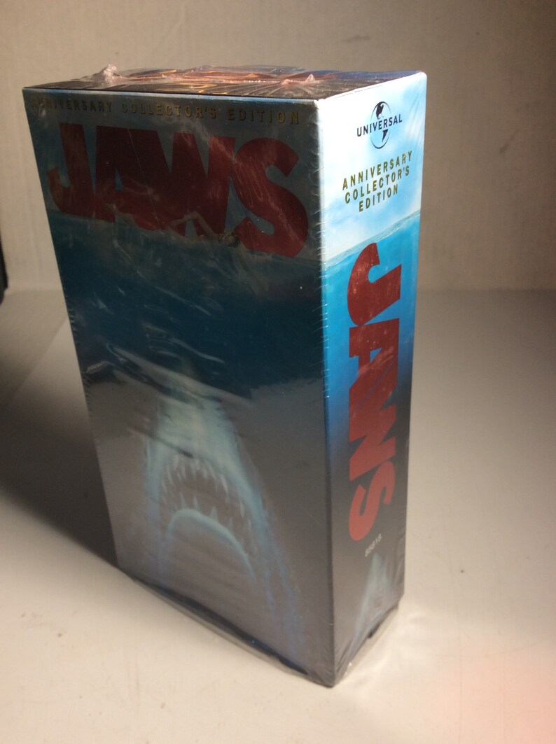 Vintage Jaws VHS Double Tapes Factory Sealed Tiny Tear on Etsy
