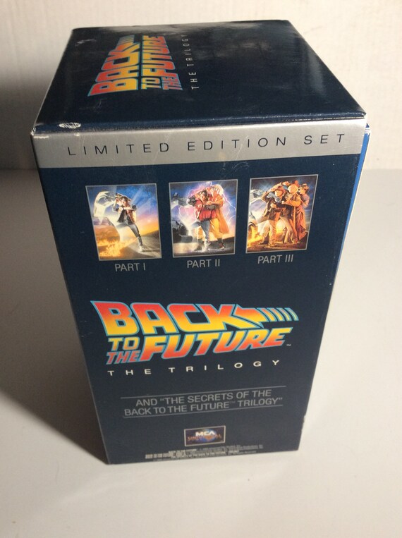 19891990 Back To The Future VHS Trilogy w/ Bonus Yellow MCA Etsy