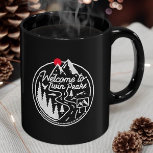 Welcome to Twin Peaks Mug (Black)