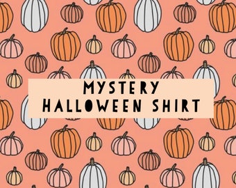 Mystery Halloween Graphic Tee: Surprise T-Shirt