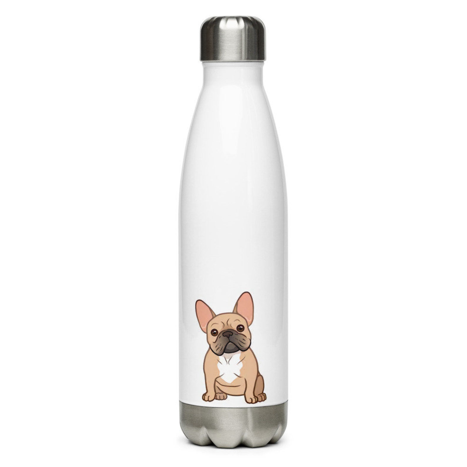 French Bulldog Stainless Steel Water Bottle Etsy UK